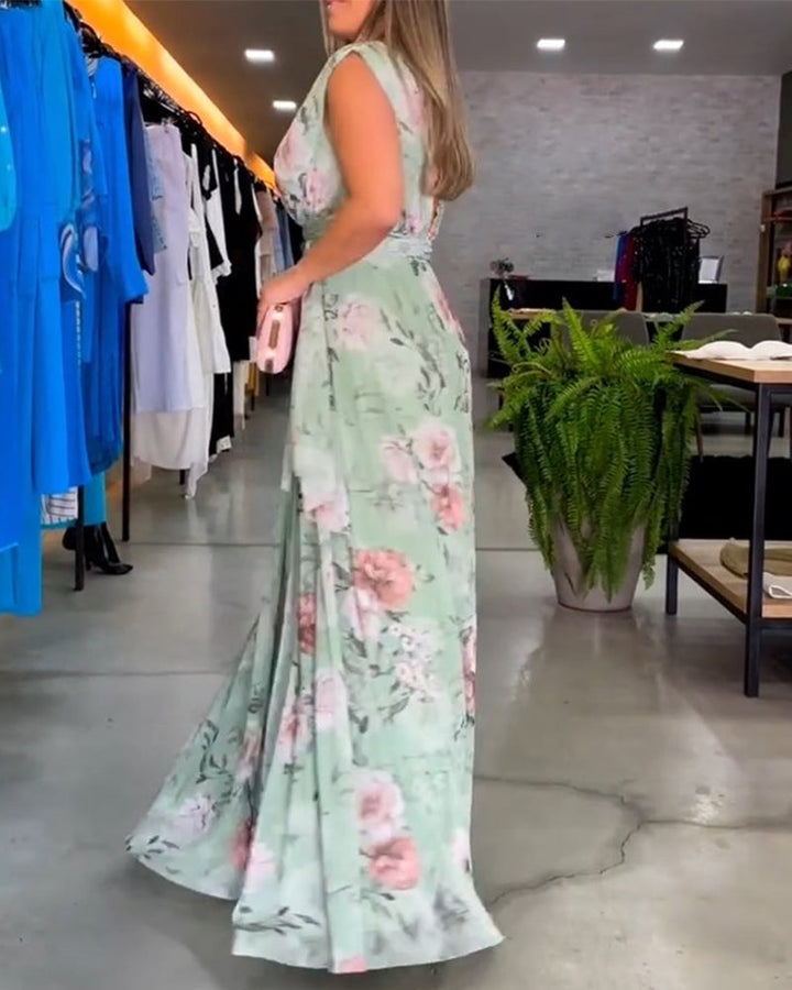 Hilda - Vestido Jardín Celeste