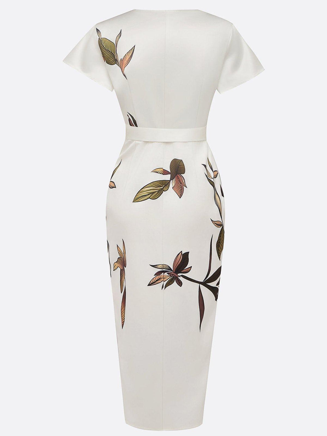 Atala - Vestido Cruzado Estampado Hojas