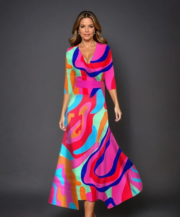 Belén - Vestido Maxi Estampado Floral